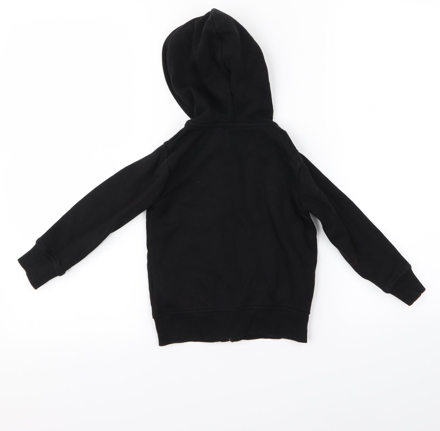 Preworn Boys Black   Full Zip Jumper Size S