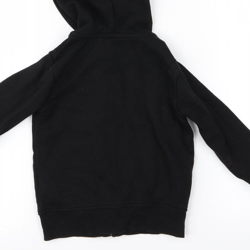 Preworn Boys Black   Full Zip Jumper Size S
