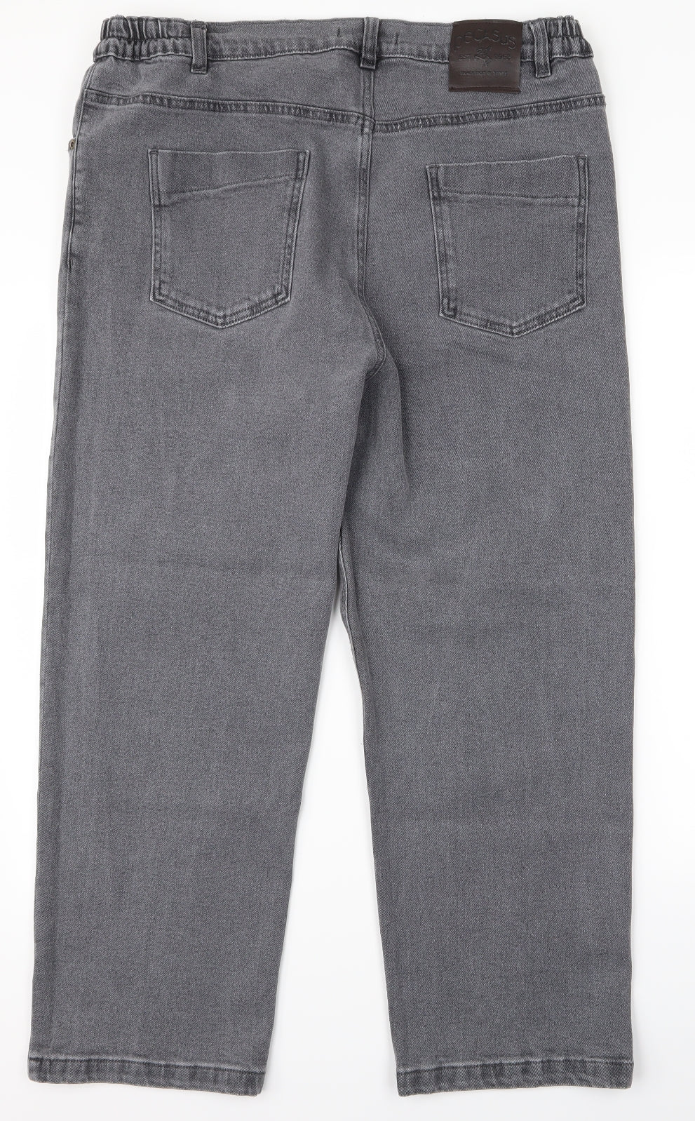 Pegasus Mens Grey   Bootcut Jeans Size 32 L25 in