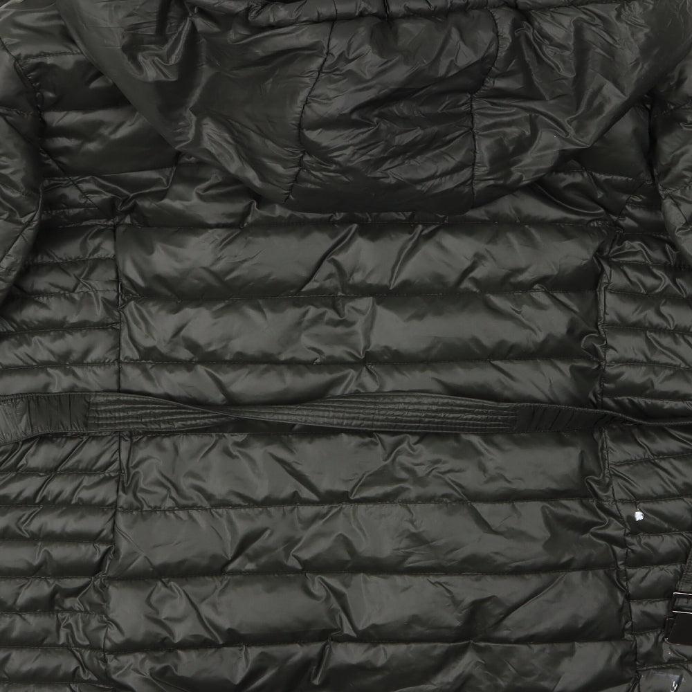 Michael Kors Womens Green   Parka Coat Size L