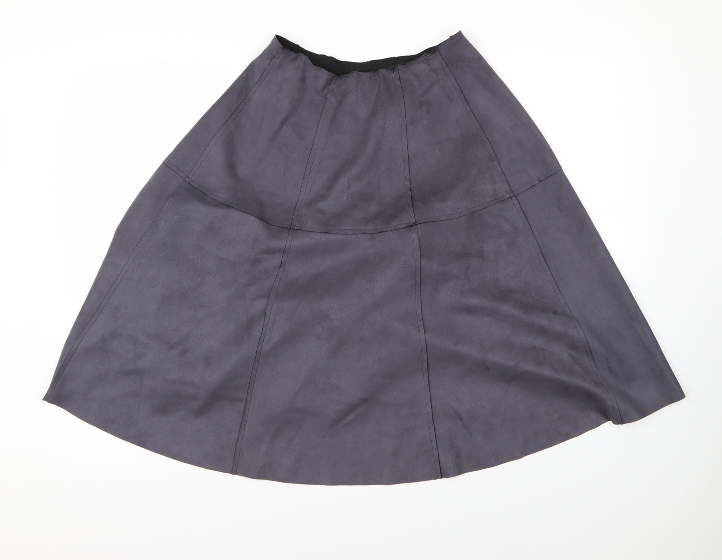 paulmark Womens Grey   A-Line Skirt Size M