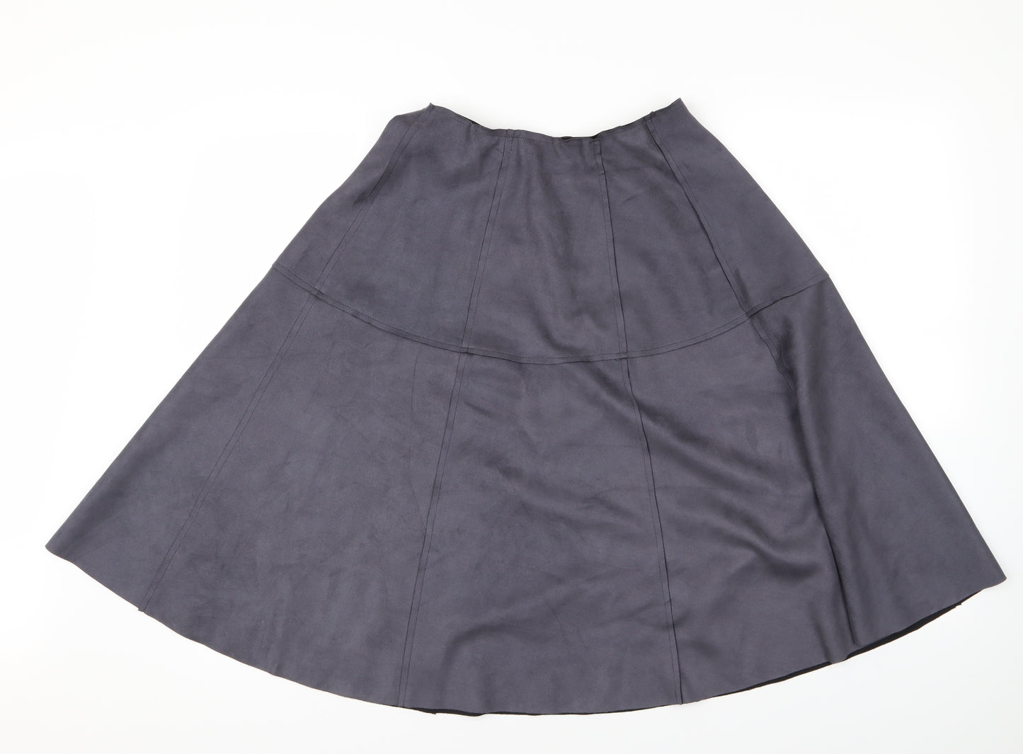 paulmark Womens Grey   A-Line Skirt Size M