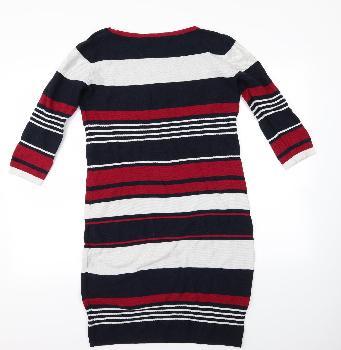 Paraphrase Womens Blue Striped  Jumper Dress  Size M