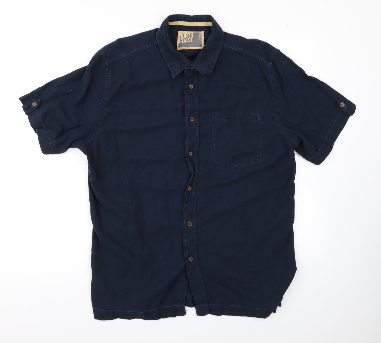 north coast Mens Blue    Polo Size L