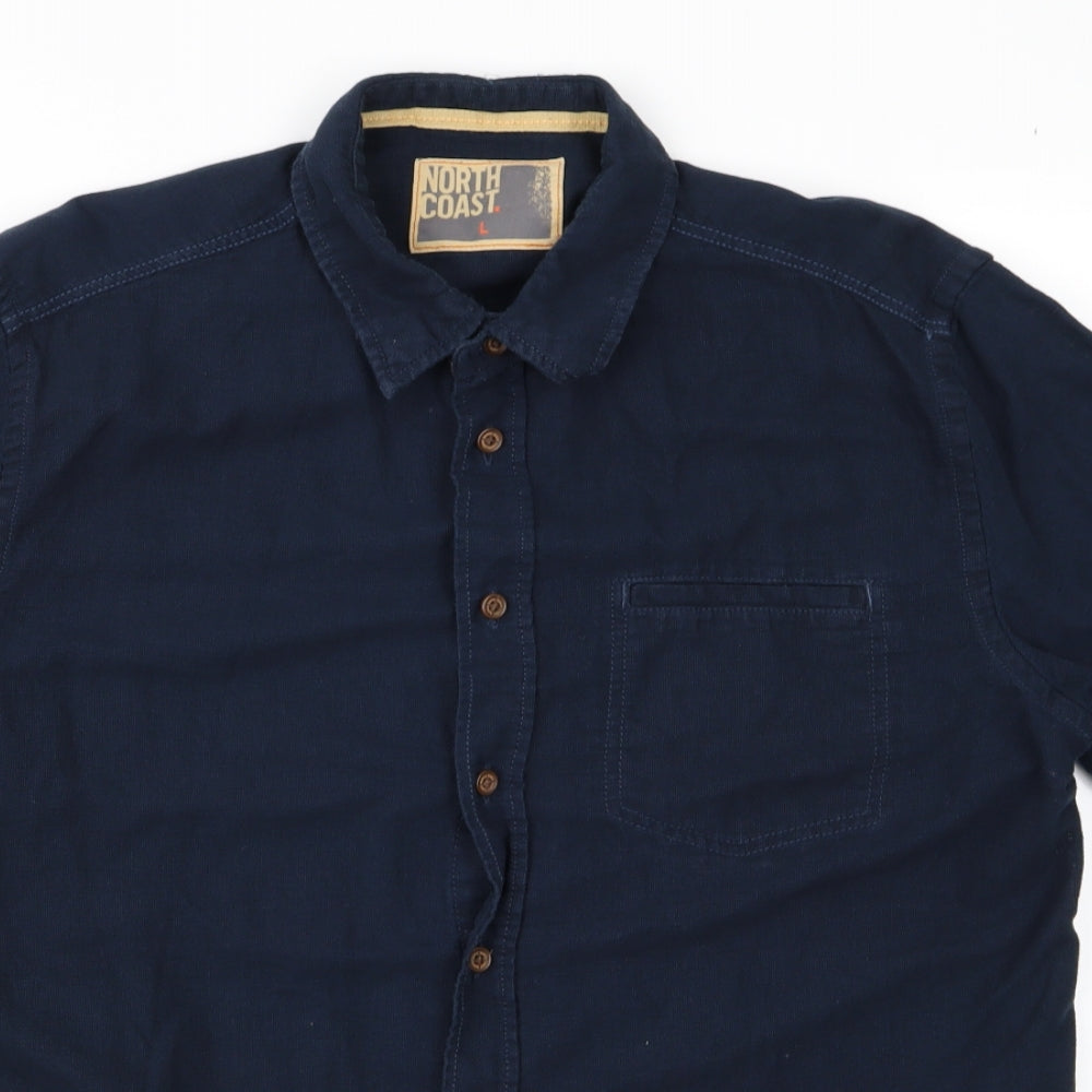 north coast Mens Blue    Polo Size L