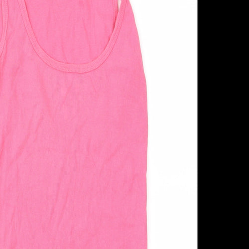 Topshop Womens Pink   Basic T-Shirt Size 8