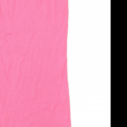 Topshop Womens Pink   Basic T-Shirt Size 8