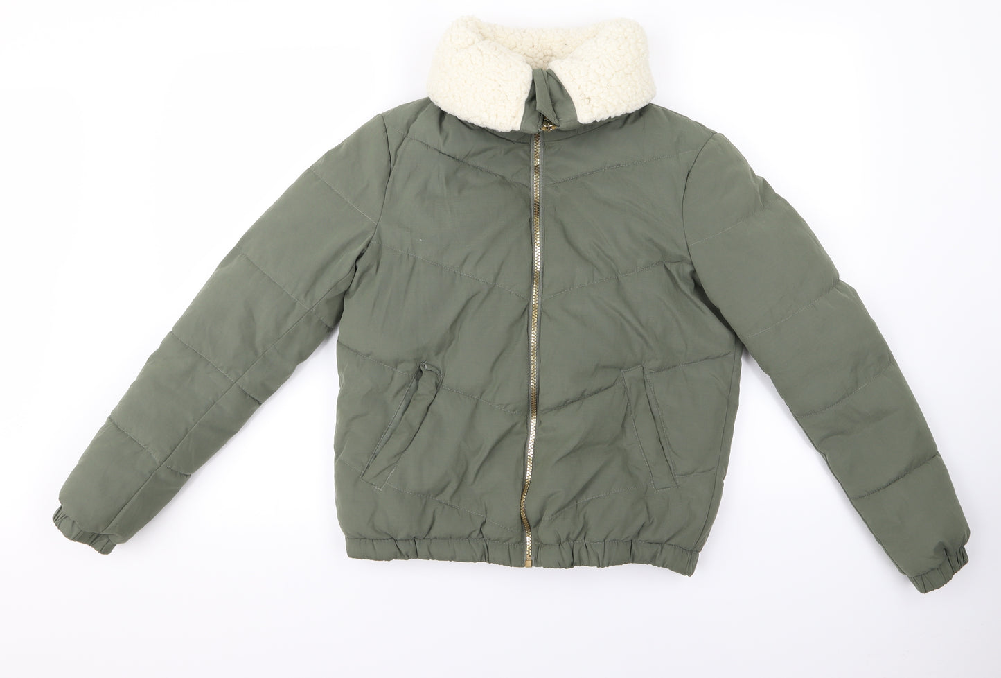 Primark Womens Green   Ski Jacket Coat Size 8