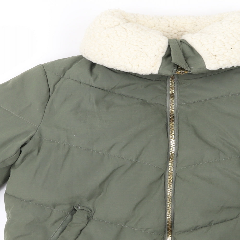 Primark Womens Green   Ski Jacket Coat Size 8