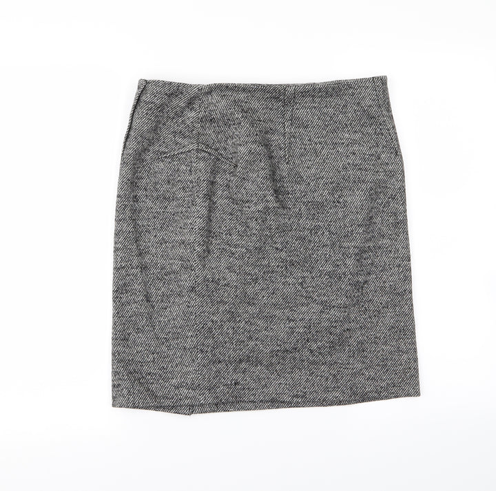 Apostrophe Womens Grey Straight & Pencil Skirt Size 40