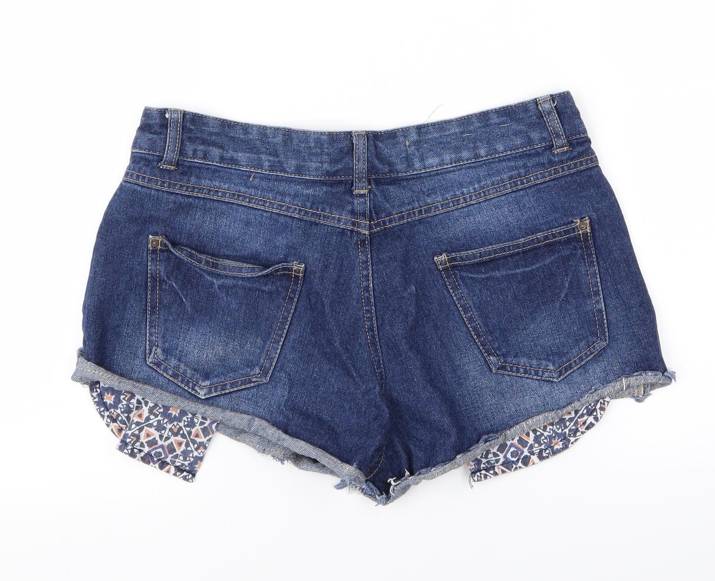 Preworn Womens Blue   Hot Pants Shorts Size M