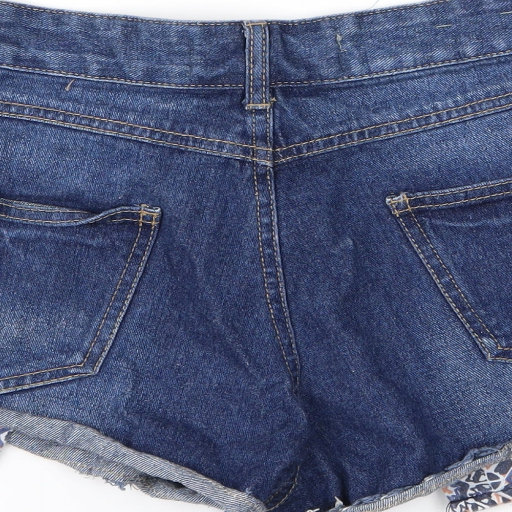 Preworn Womens Blue   Hot Pants Shorts Size M