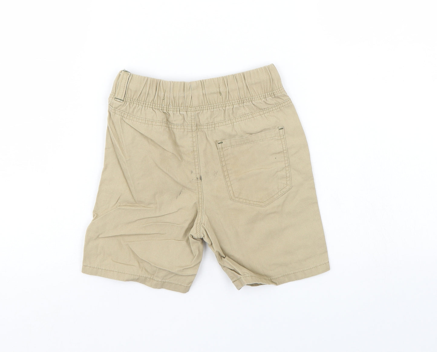 Denim & Co. Boys Ivory   Chino Shorts Size 4-5 Years