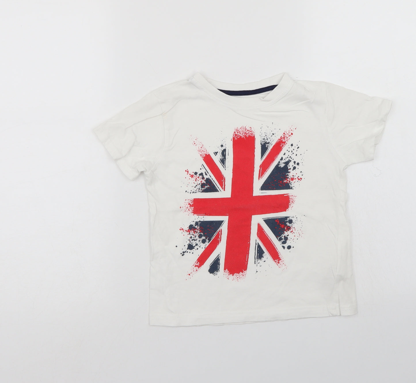 Primark Girls White   Basic Polo Size 5-6 Years