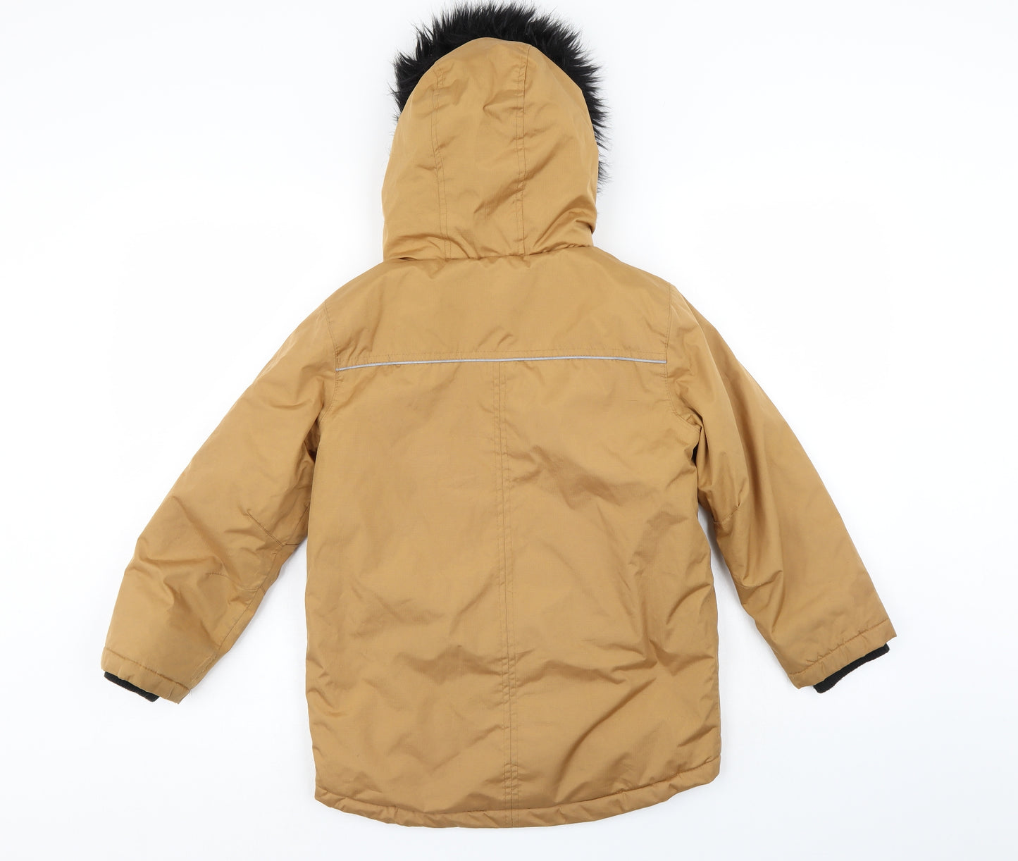 TU Boys Gold   Parka Coat Size 7-8 Years