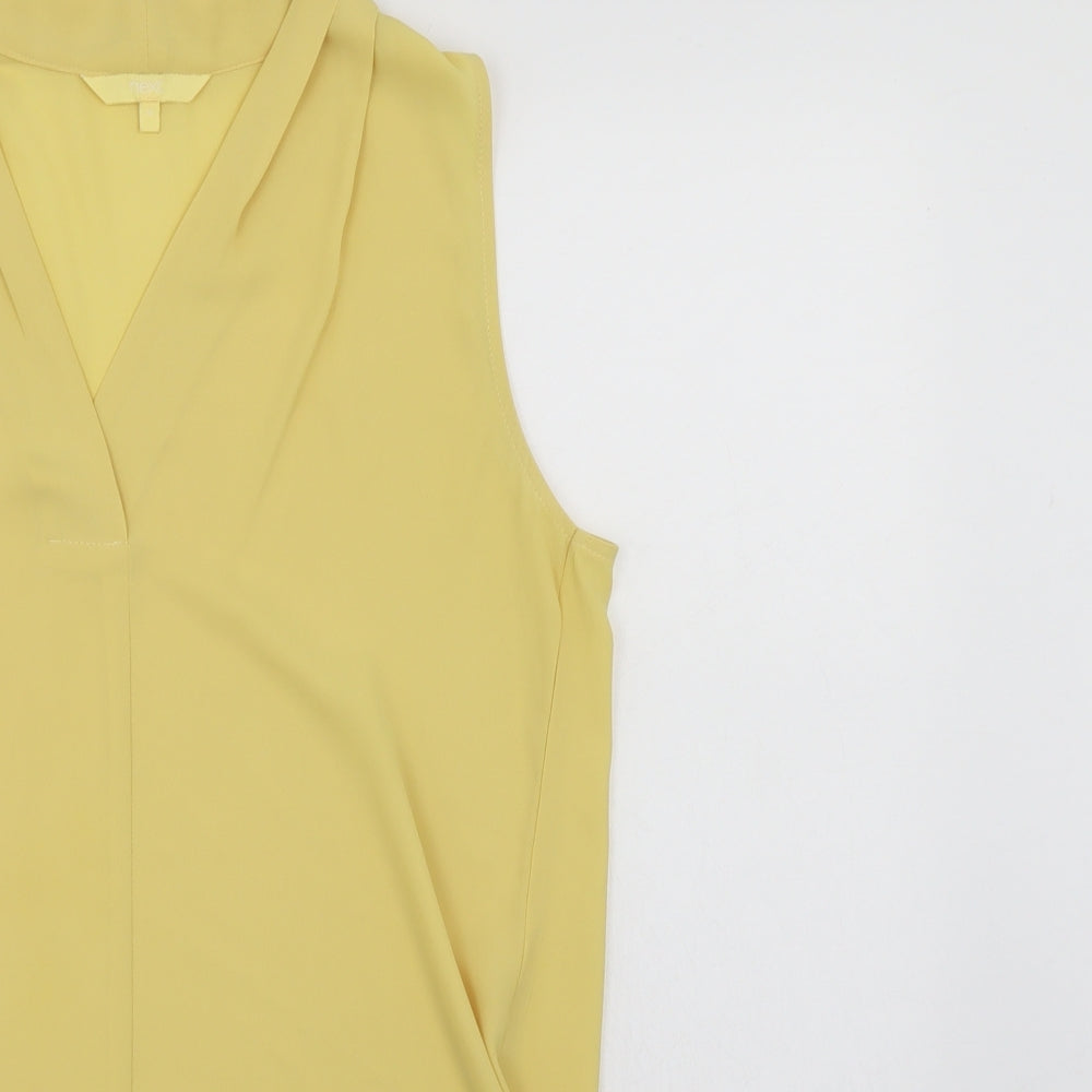 NEXT Womens Yellow   Basic Blouse Size 12