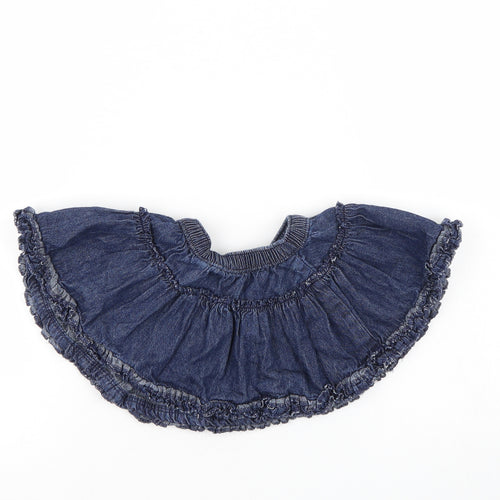 George Girls Blue   Flare Skirt Size 9-12 Months