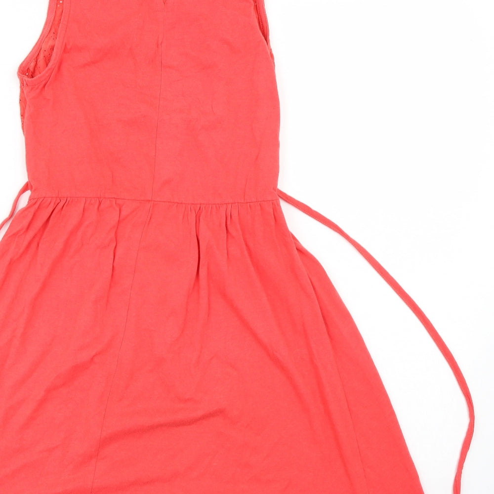 Atmosphere Womens Red Floral  Tank Dress  Size 10