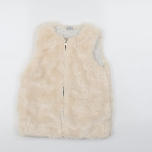 TU Girls White   Gilet Jacket