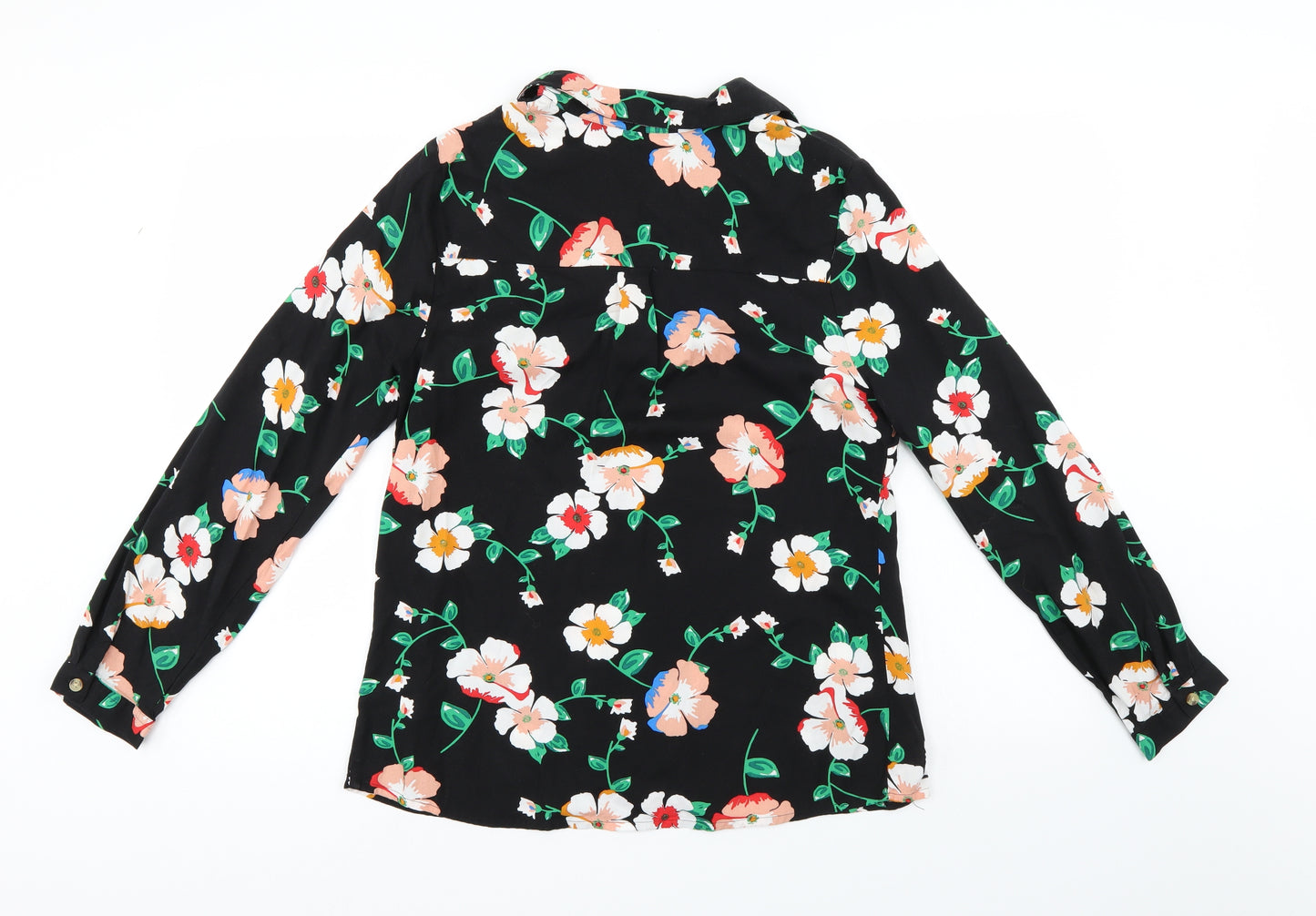Papaya Womens Multicoloured Floral  Basic Button-Up Size 12