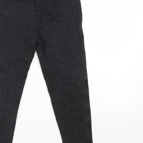 NEXT Girls Black   Jegging Trousers Size 9 Years - Elastic Waist