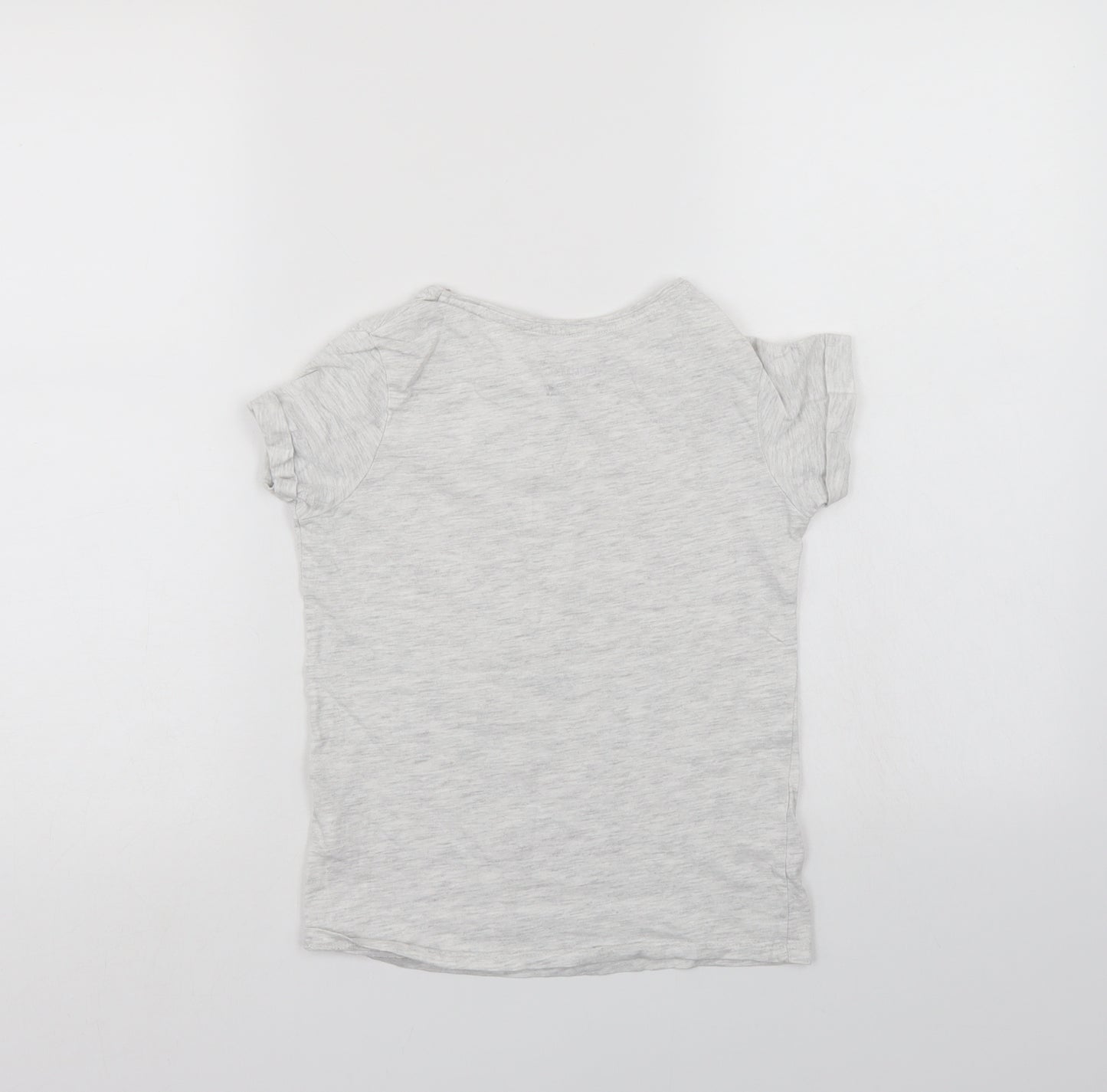 Primark Girls Grey   Basic T-Shirt Size 8-9 Years