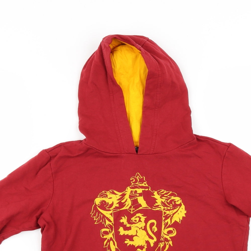 Harry Potter Boys Red   Pullover Hoodie Size 9-10 Years  - Harry Potter