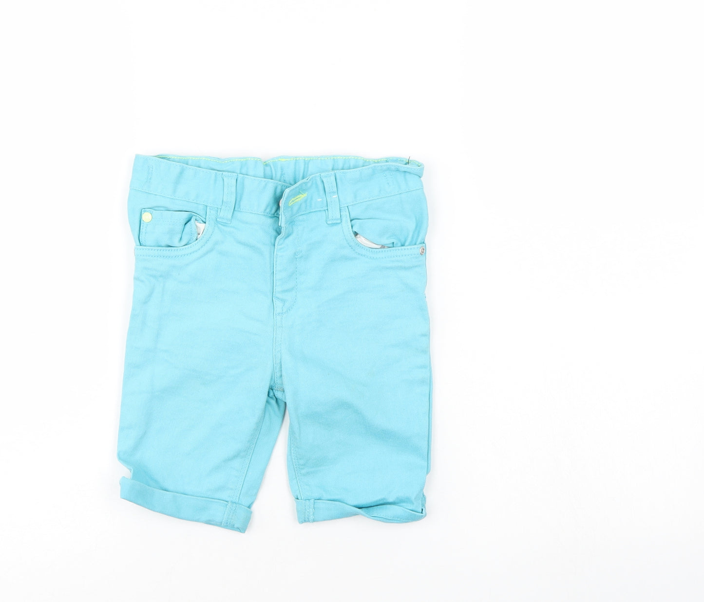 TU Boys Blue  Denim Chino Shorts Size 5-6 Years