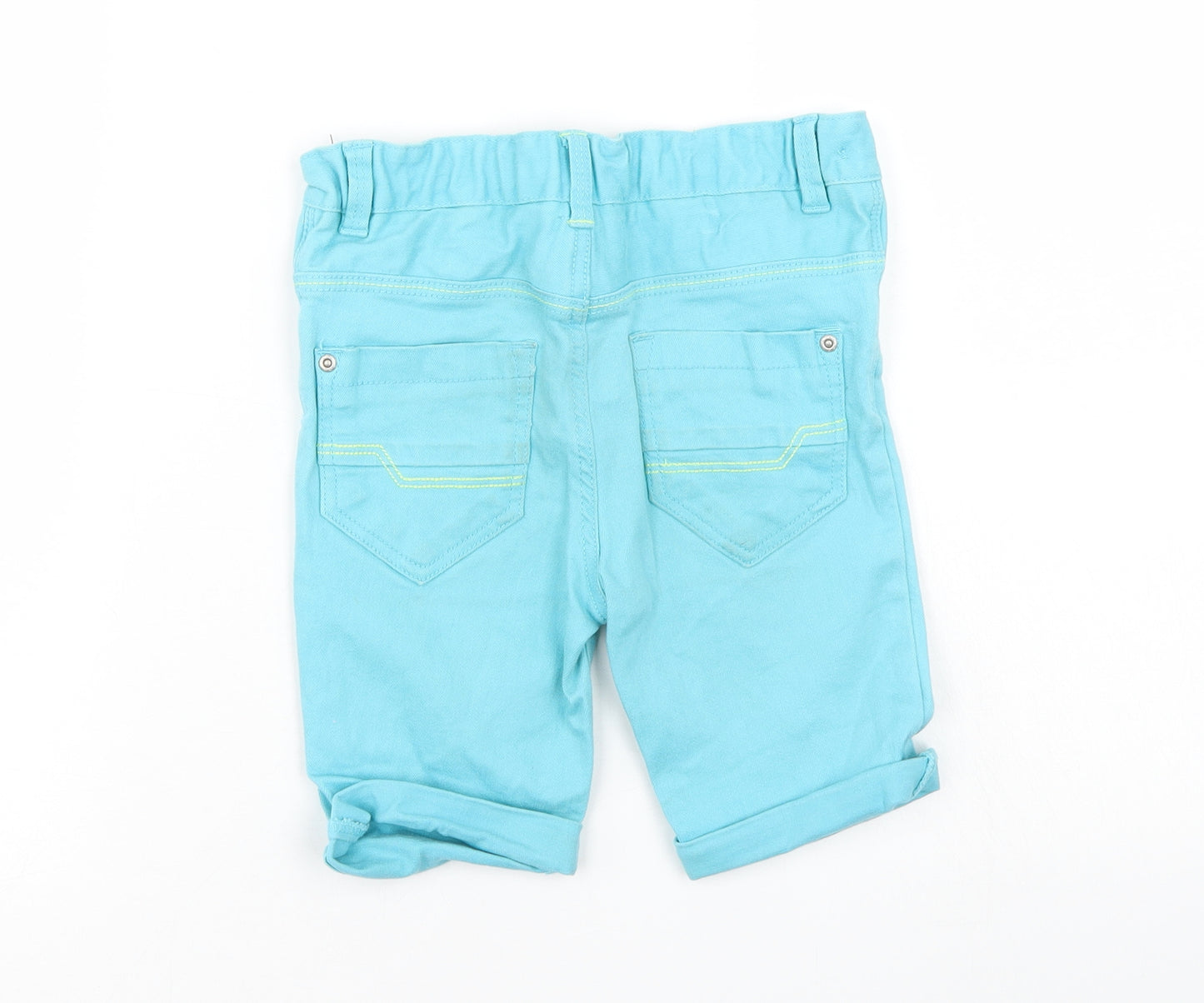 TU Boys Blue  Denim Chino Shorts Size 5-6 Years