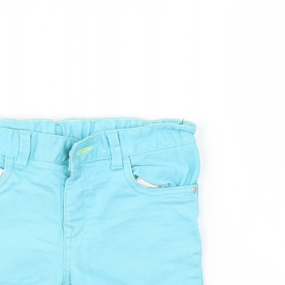 TU Boys Blue  Denim Chino Shorts Size 5-6 Years