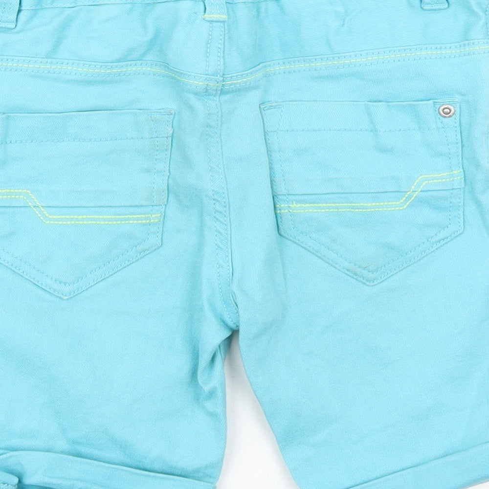 TU Boys Blue  Denim Chino Shorts Size 5-6 Years