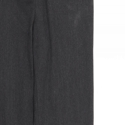 M&S Womens Grey   Trousers  Size 8 L28 in