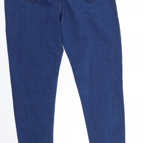 pep & Co Womens Blue  Denim Jegging Jeans Size 16 L28 in