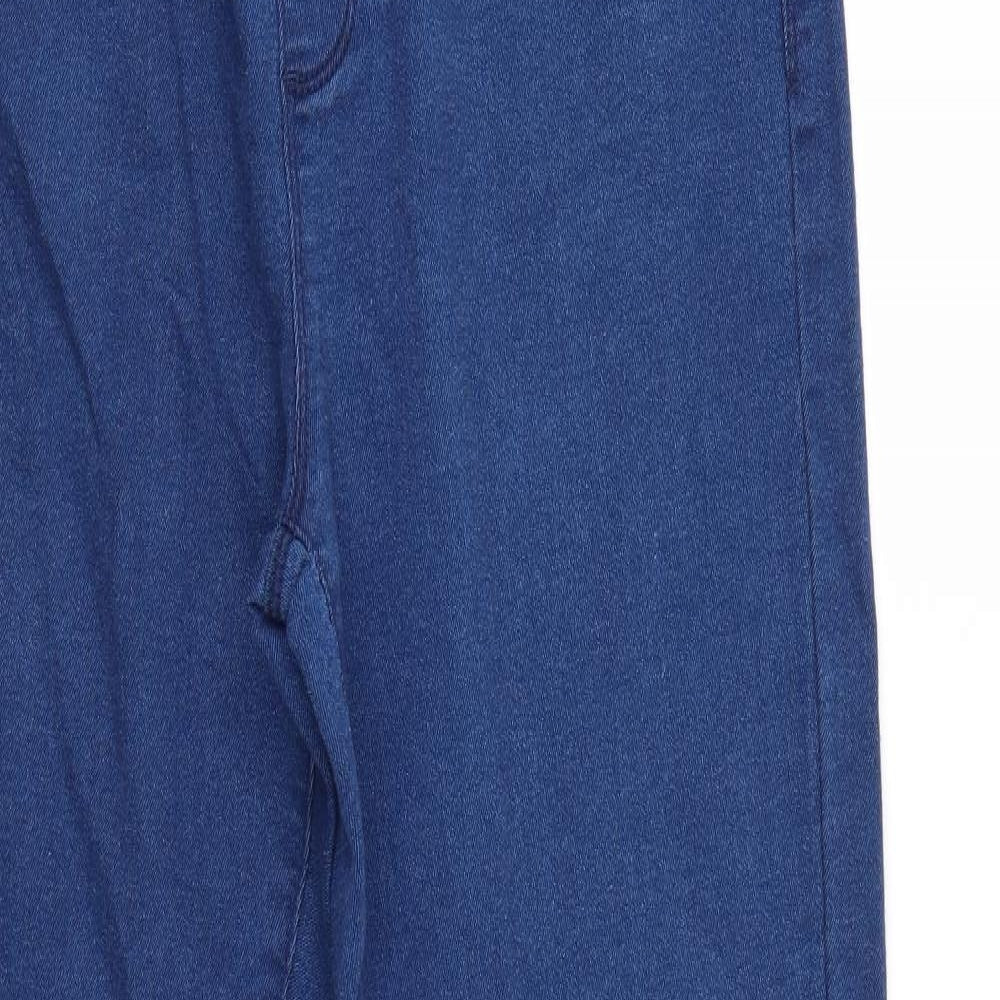 pep & Co Womens Blue  Denim Jegging Jeans Size 16 L28 in