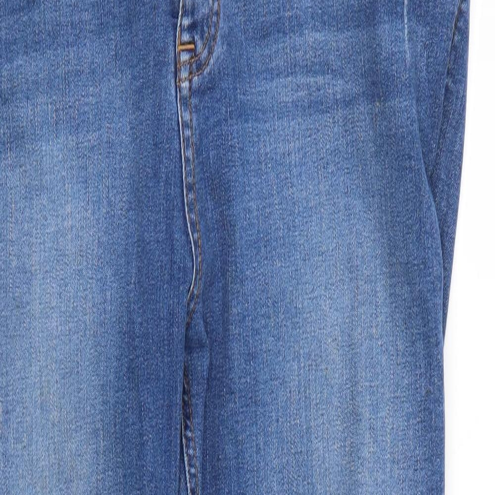 Dorothy Perkins Womens Blue  Denim Tapered Jeans Size 14 L24 in