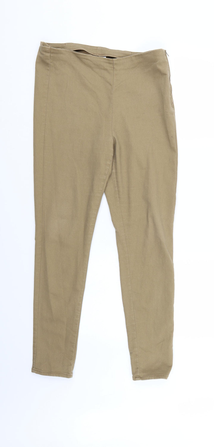 Divided Womens Brown   Trousers  Size 14 L28 in