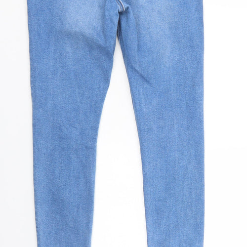 Denim & Co. Womens Blue  Denim Tapered Jeans Size 14 L27 in