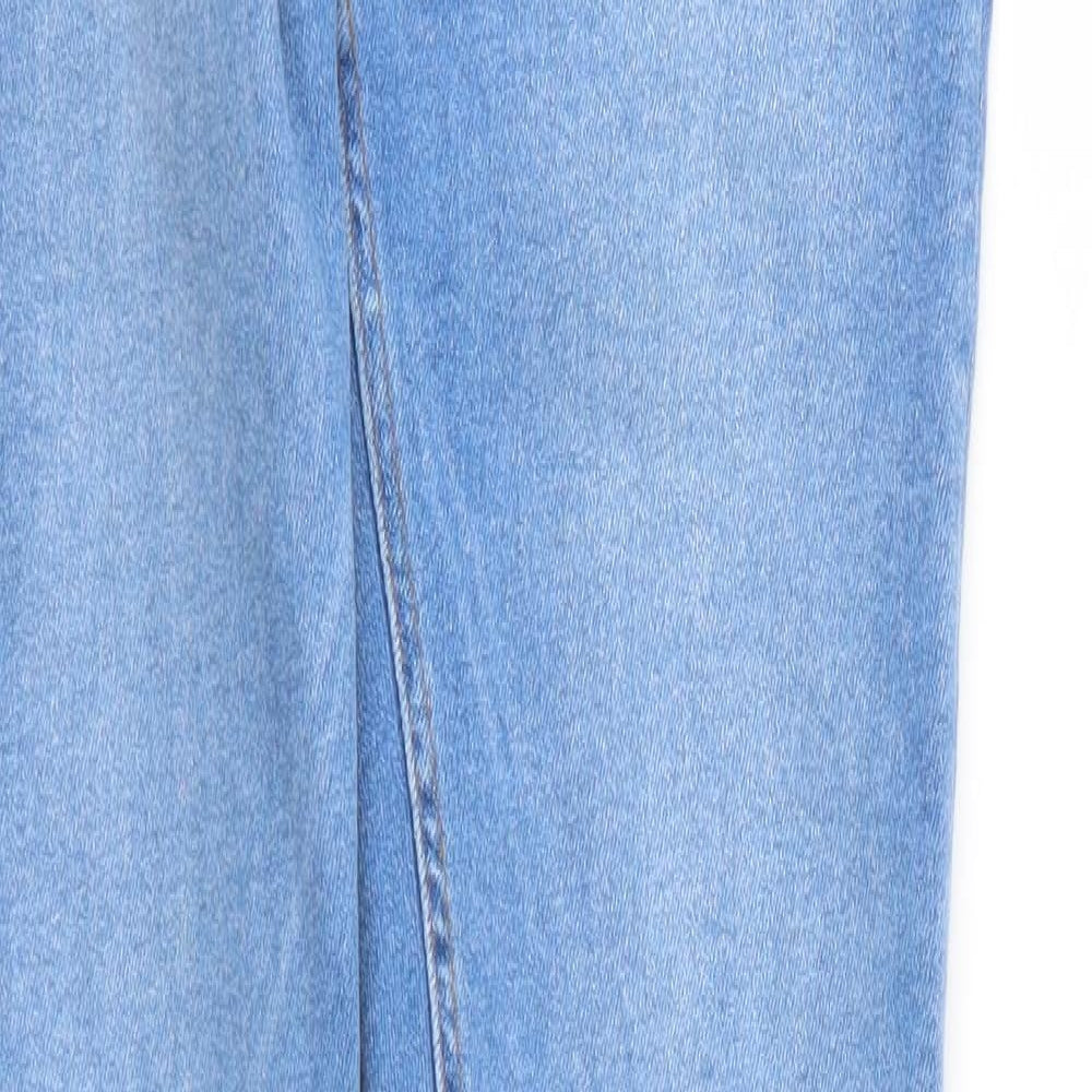 Denim & Co. Womens Blue  Denim Tapered Jeans Size 14 L27 in