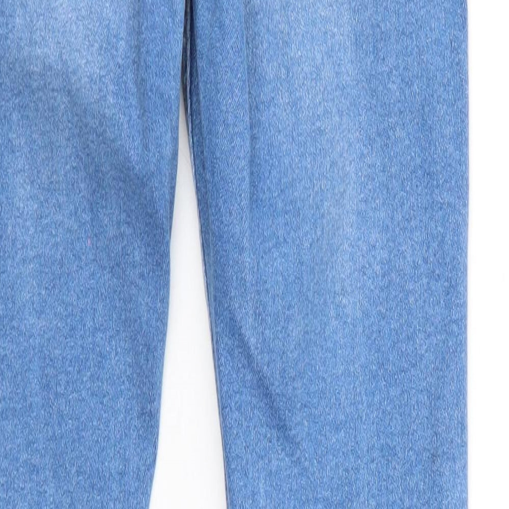 Denim & Co. Womens Blue  Denim Tapered Jeans Size 14 L27 in