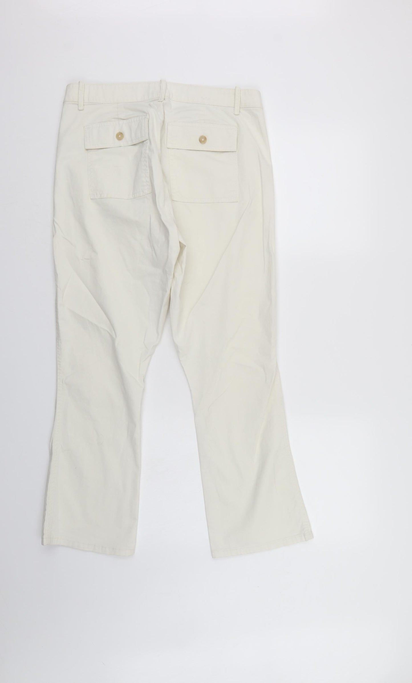 Gap Womens White  Denim Straight Jeans Size 10 L26 in
