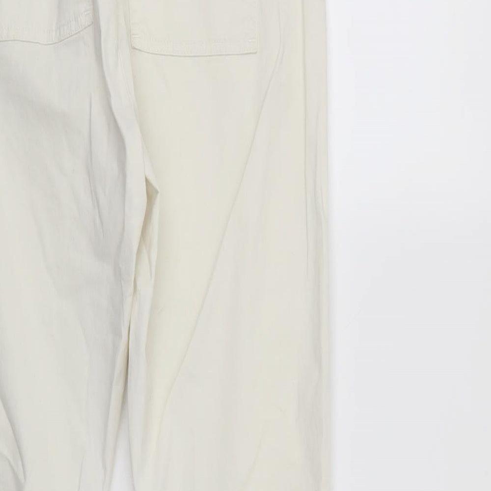 Gap Womens White  Denim Straight Jeans Size 10 L26 in