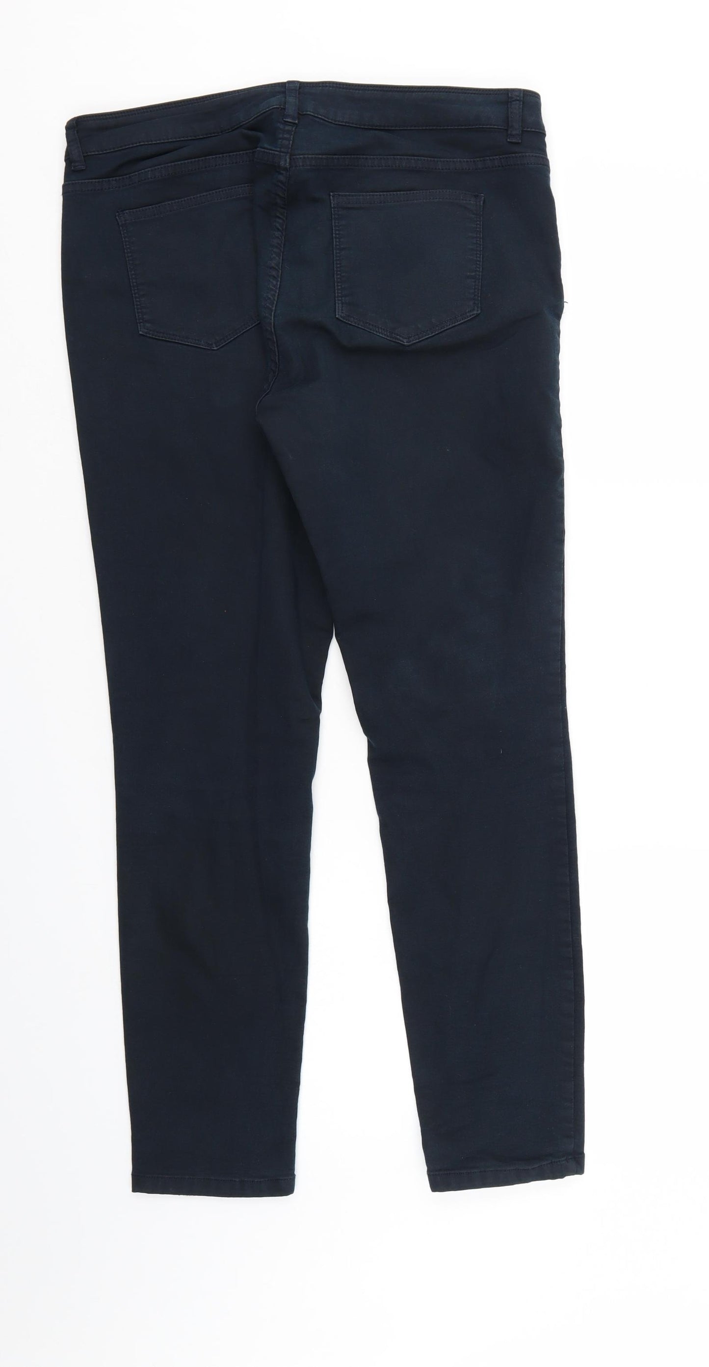 Fat Face Womens Blue  Denim Jegging Jeans Size 14 L27 in