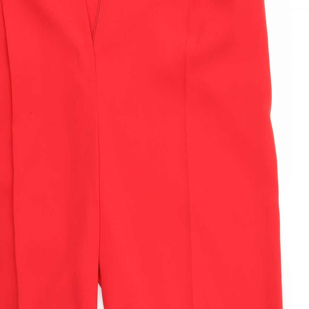 M&S Womens Red   Trousers  Size 18 L23 in