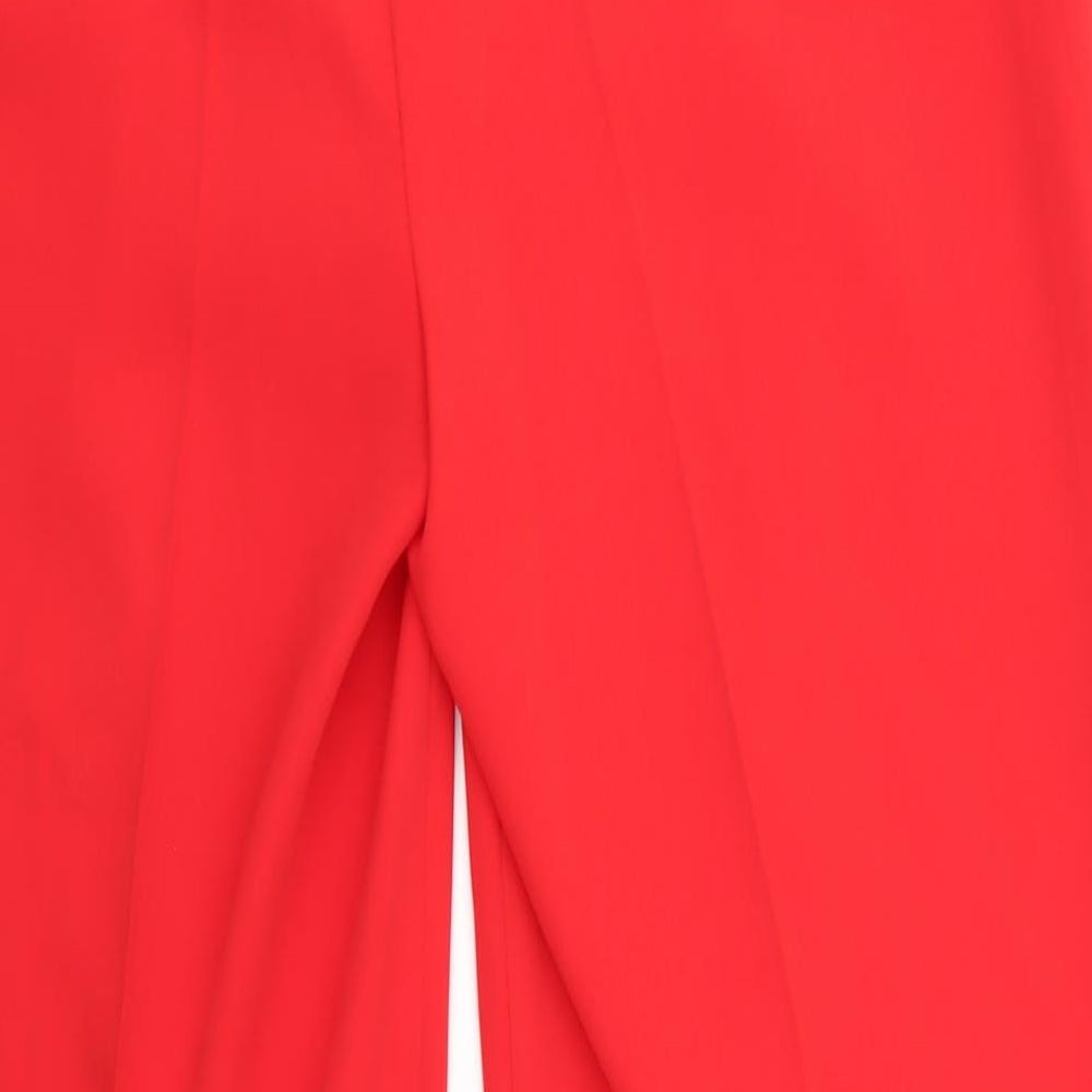 M&S Womens Red   Trousers  Size 18 L23 in