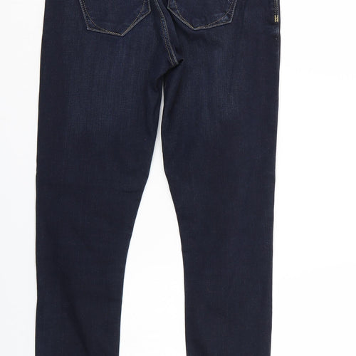 River Island Womens Blue  Denim Straight Jeans Size 10 L25 in