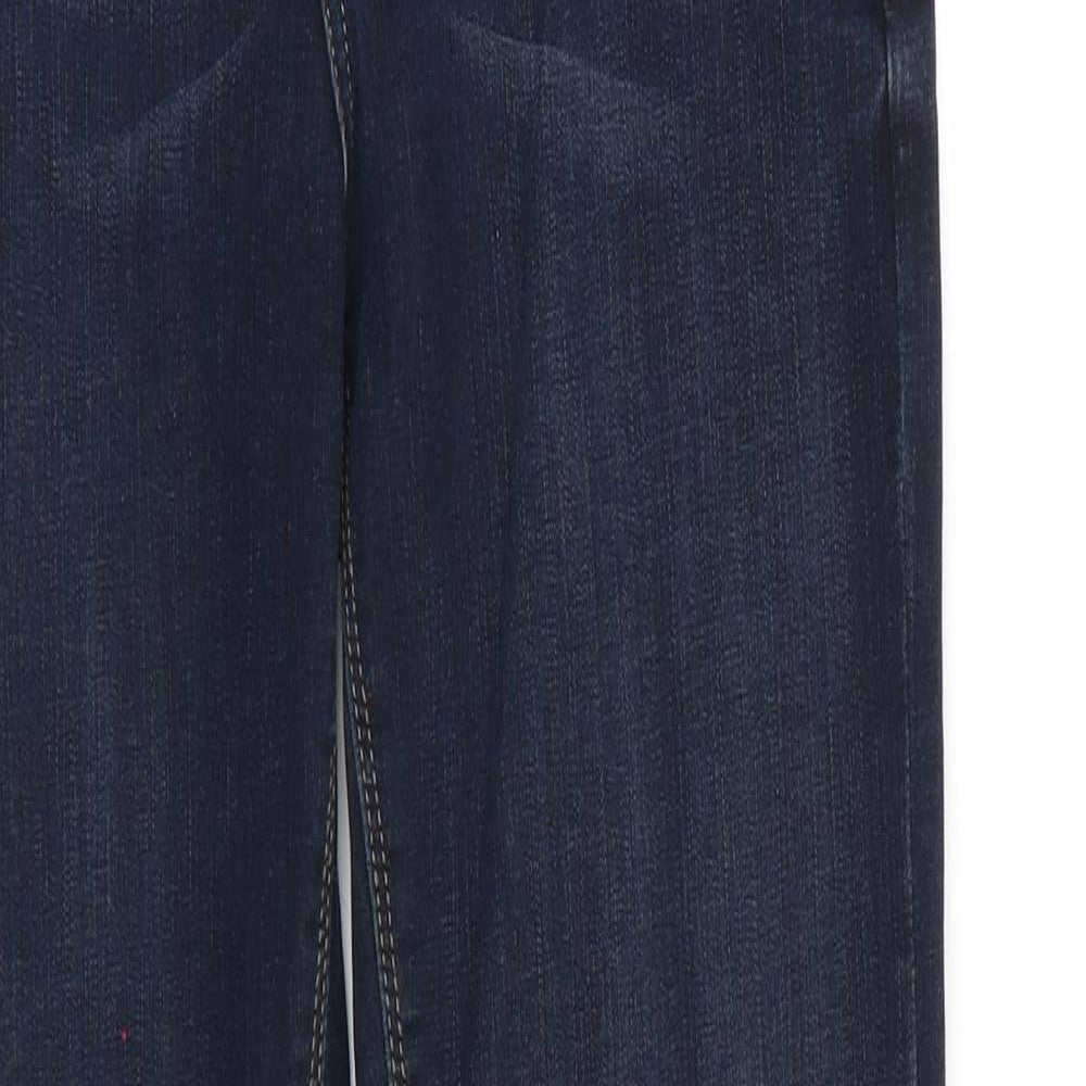 River Island Womens Blue  Denim Straight Jeans Size 10 L25 in