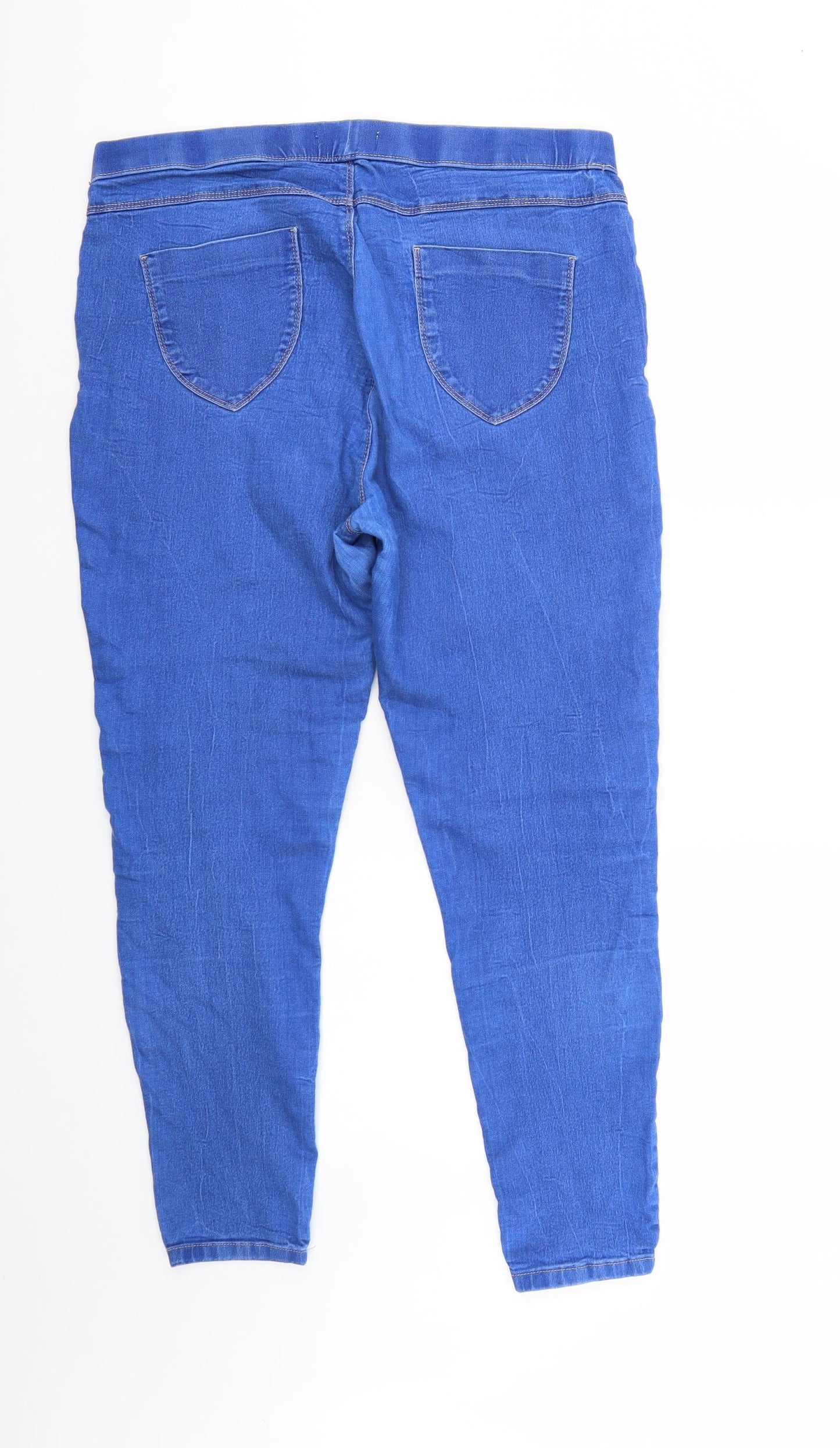 Dorothy Perkins Womens Blue  Denim Straight Jeans Size 12 L27 in