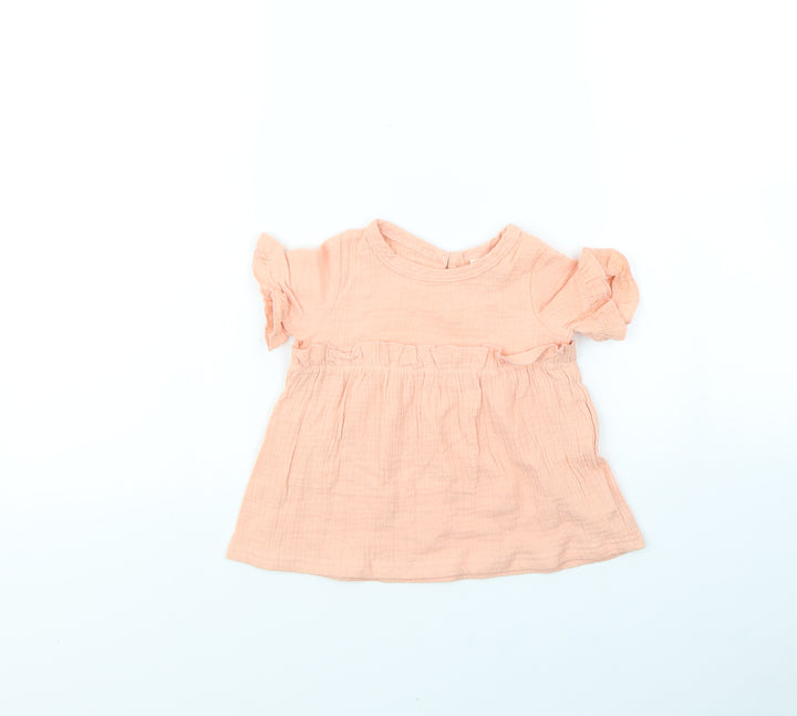 Shein Girls Pink Fit & Flare Size 6-9 Months