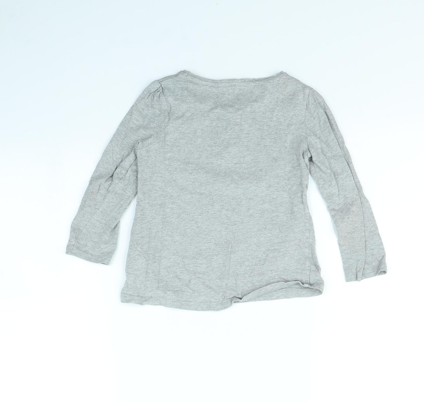 F&F Girls Grey   Basic T-Shirt Size 4 Years
