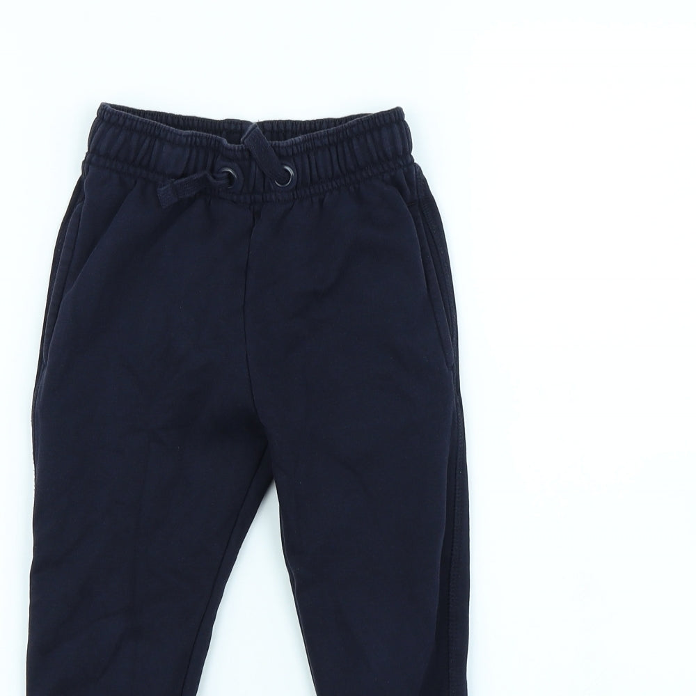 F&F Boys Blue   Jogger Trousers Size 4 Years